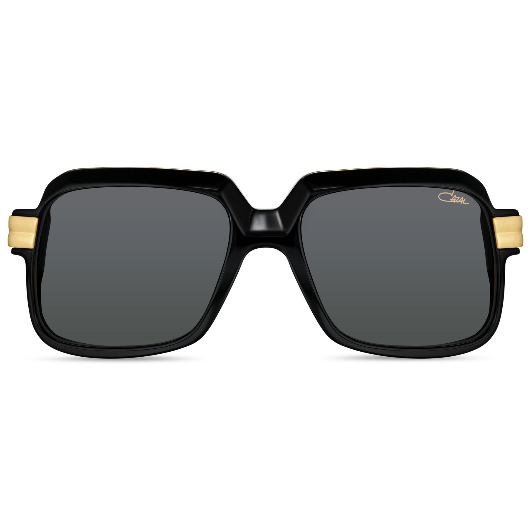 【美品】CAZAL LEGENDS 607/2/3サングラス ブラック×ゴールド Cazal Legends 607/3