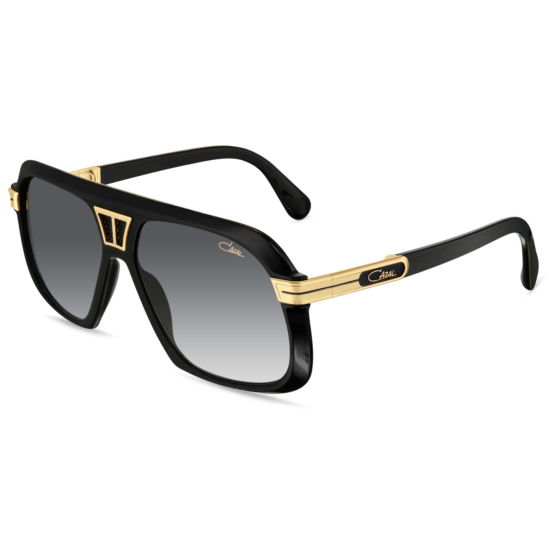 Cazal ブラック/ゴールド/8606 Cazal 8506 Sunglasses | FramesDirect.com