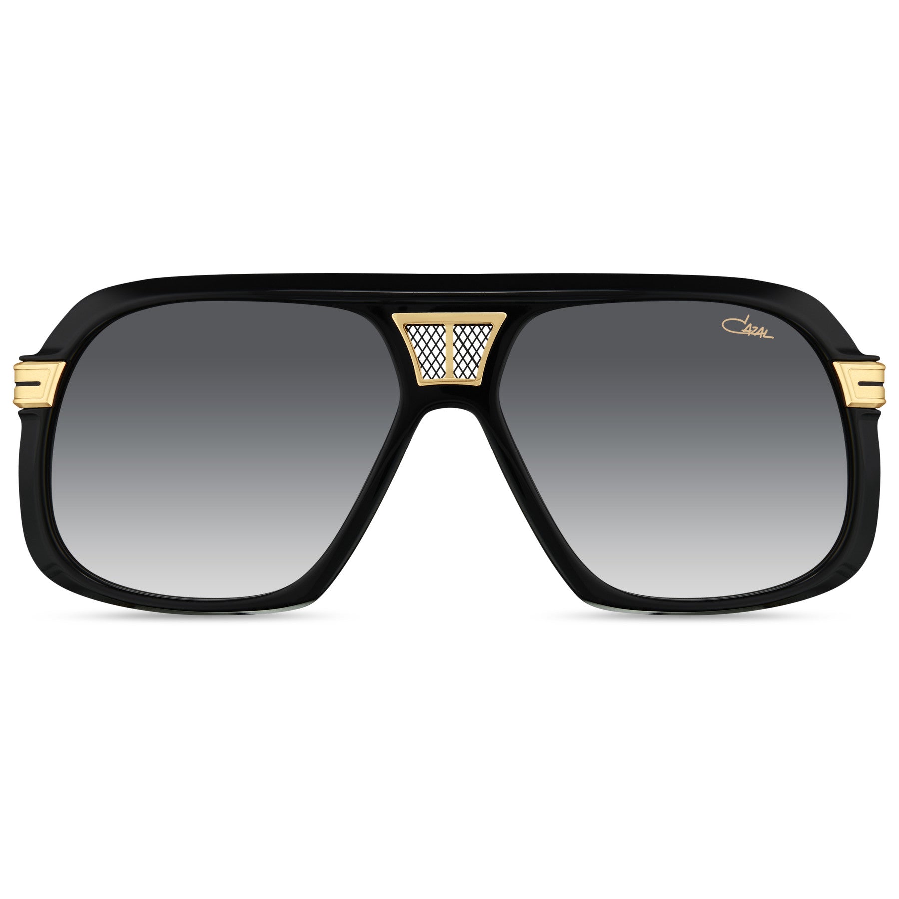 Cazal ブラック/ゴールド/8606 Cazal 665 Sunglasses Black Gold Luxury Gradient Frame | ABC OPTICAL