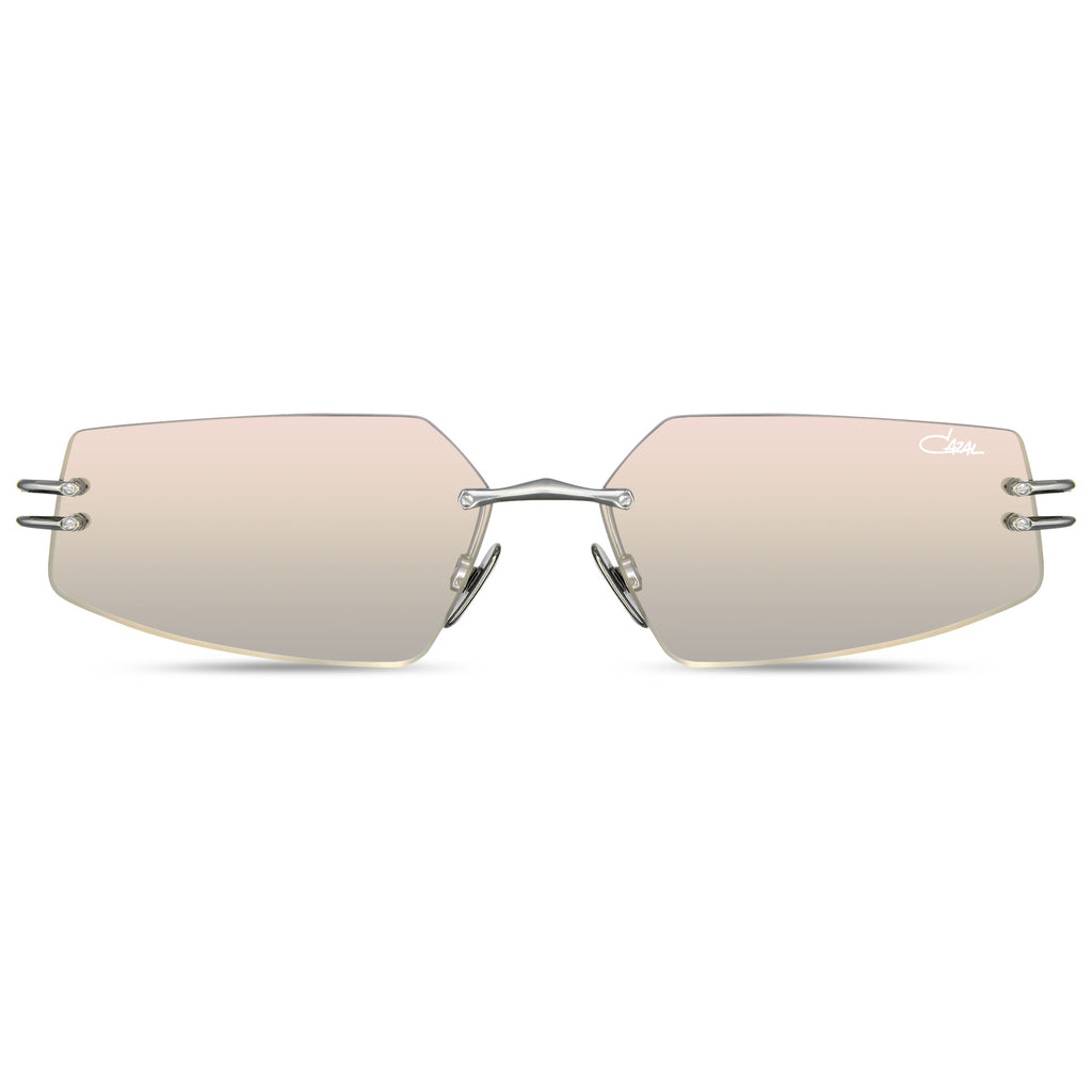 Cazal Two-Tone Silver and Gold Rimless Sunglasses Cazal Eyewear 5017 main image 4